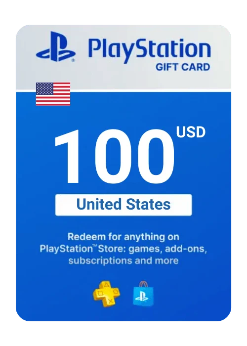 PlayStation Store Gift Card 100$ Digital Key - United States