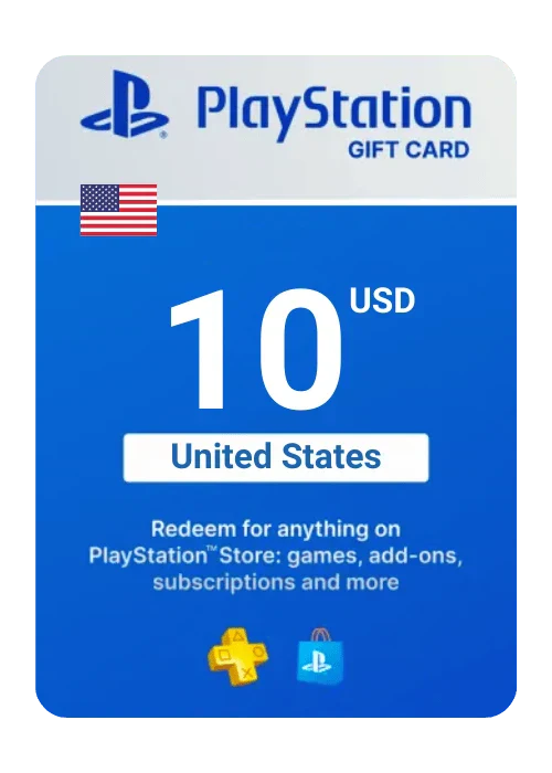 PlayStation Store Gift Card 10$ Digital Key - United States