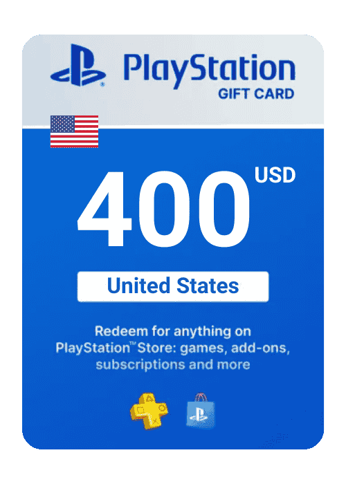 PlayStation Store Gift Card 400$ Digital Key - United States